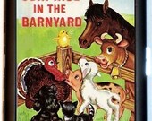 Surprise in the Barnyard Adorable Kawaii Animals Kitsch Cute Weird Title Cigarette Case or Business Card Holder Wallet