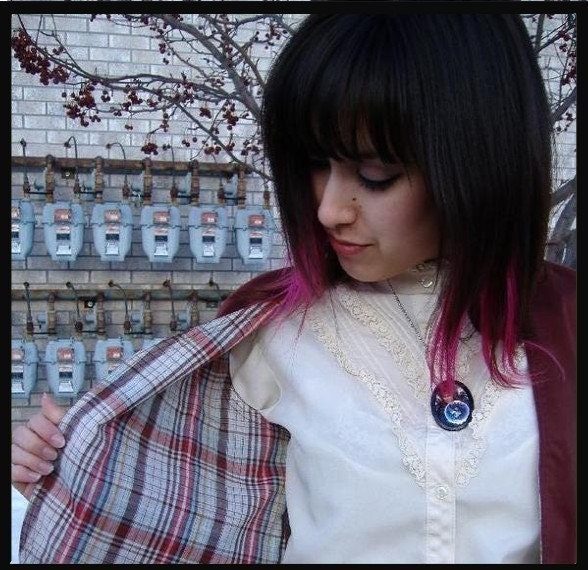 Kitty Cat Retro Kawaii Gothic Pendant Diy Necklace Psychobilly PUNK HGoth Rock NEW
