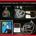 Sexy Classic Flapper Model Dirty Thirties Modern Woman Black Metal Cigarette of ID card or Wallet or Ipod Nano and Earbuds Holder Case