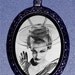 Martian Pin Up Gal B Movie Goddess Pinup Rockabilly Kitsch Retro Necklace Pendant