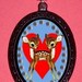 SHS original Siamese Twin Baby Deer Does Super Kawaii and Creepy Handcrafted Handcasted Metal Pendant Handpainted Black with silvertone ballchain necklace