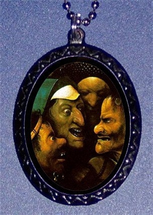 Hieronymous Bosch Christ Carrying the Cross Sweetheartsinner Pendant Necklace
