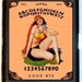 Fortune Teller Gypsy Ouija Board Gothic Bad Girl ID or Cigarette Case Pulp Pinup Pin Up Wallet Business Card Holder Kitsch