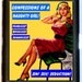 Confessions of a Naughty Girl Vixen ID or Cigarette Case Pulp Pinup Pin Up Wallet Business Card Holder Retro vintage design Kitsch