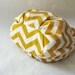 Tote bag - yellow chevron stripes
