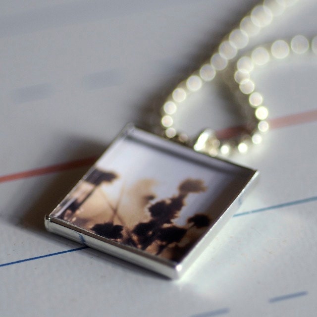 Itty Bitty - a little square charm- Sunlight and Goldenrod- designed for the most stylish women.