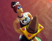 Hot French Maid Incense Burner HAITI RELIEF FUND