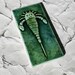 Fossil - Eurypterus - Emerald green - Handmade Ceramic Tile for home decor