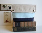 metro medium bag -midnight blue and periwinkle
