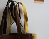 double snap tote - smokey and sunrise