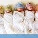 1 NeWBORN Baby Boy Girl Hat PHoTO PRoP Munchkin Stripe Stocking Cap KNiT to ORDeR Unigender PiCk CoLors Quints By Surprise Tv Oprah site