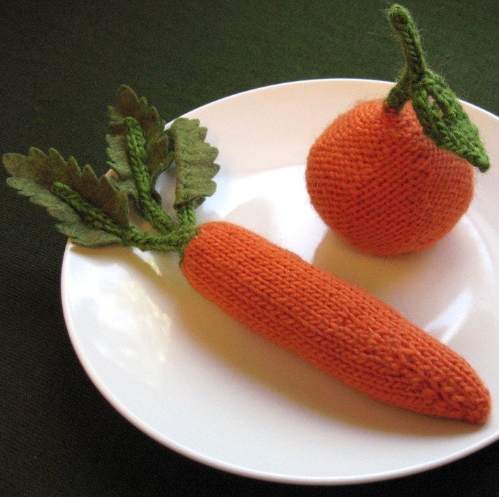 Pattern, Carrot and Mandarin