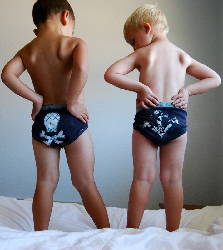 Small Skivvies - Anchor Pair - size 4T/5T
