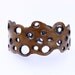 Leather Cuff Bracelet Cut out tooled shoot em up