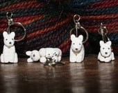 Westie Stitch Markers (set of 4)