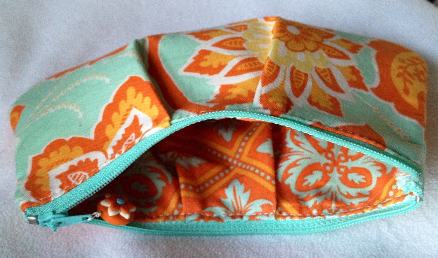 Turquoise Notions Pouch