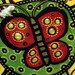 Butterfly Original Pop Art Painting On Wood M Collins WWAO