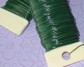 green florist craft wire \/ 3 packs \/ 22 gauge