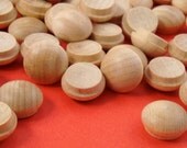 85 wood 1/2 inch buttons furniture plugs -  mushroom dome top