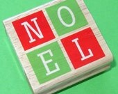 rubber mounted stamp / NOEL