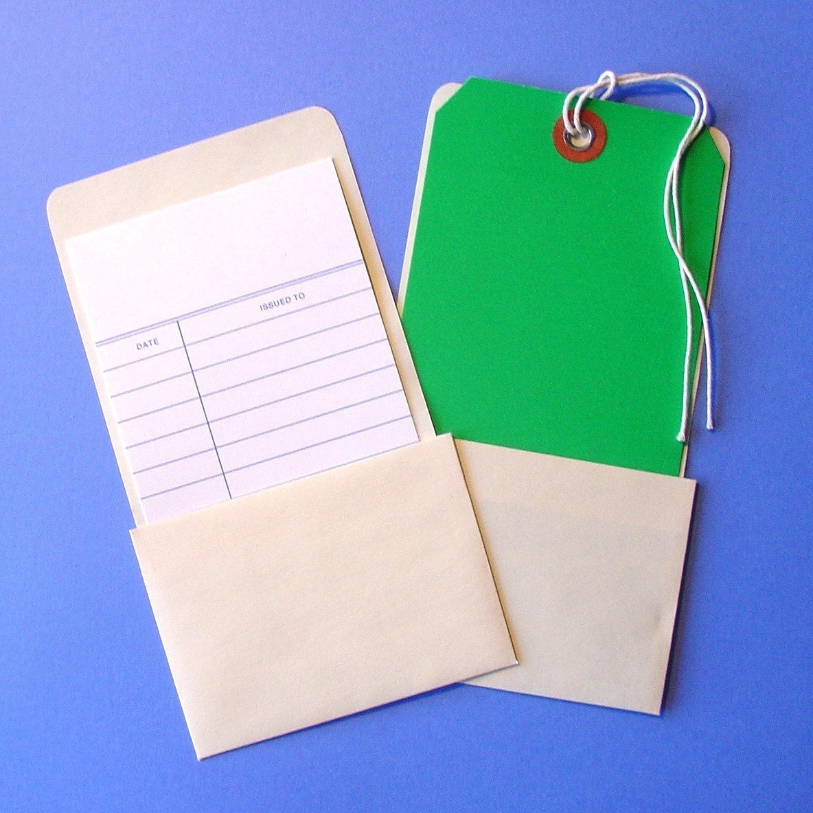 50 sets library pockets and cards / deluxe tall back  / hard to find size