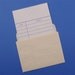 100 self adhesive library pockets / standard size . bulk value set