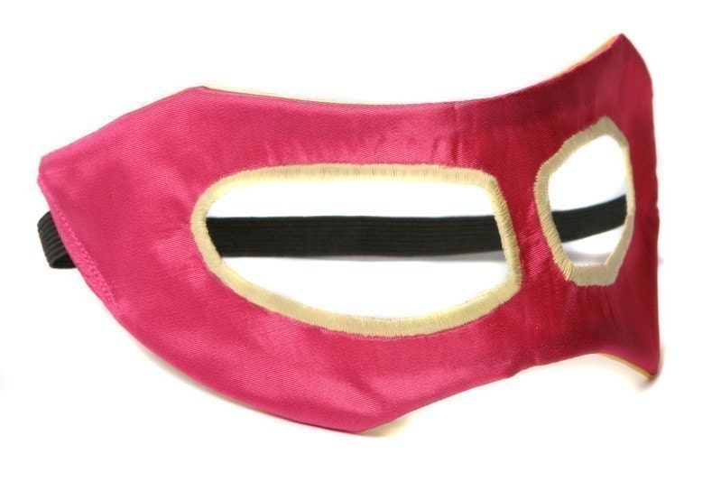 Little Hero Mask - Hot Pink and Yellow