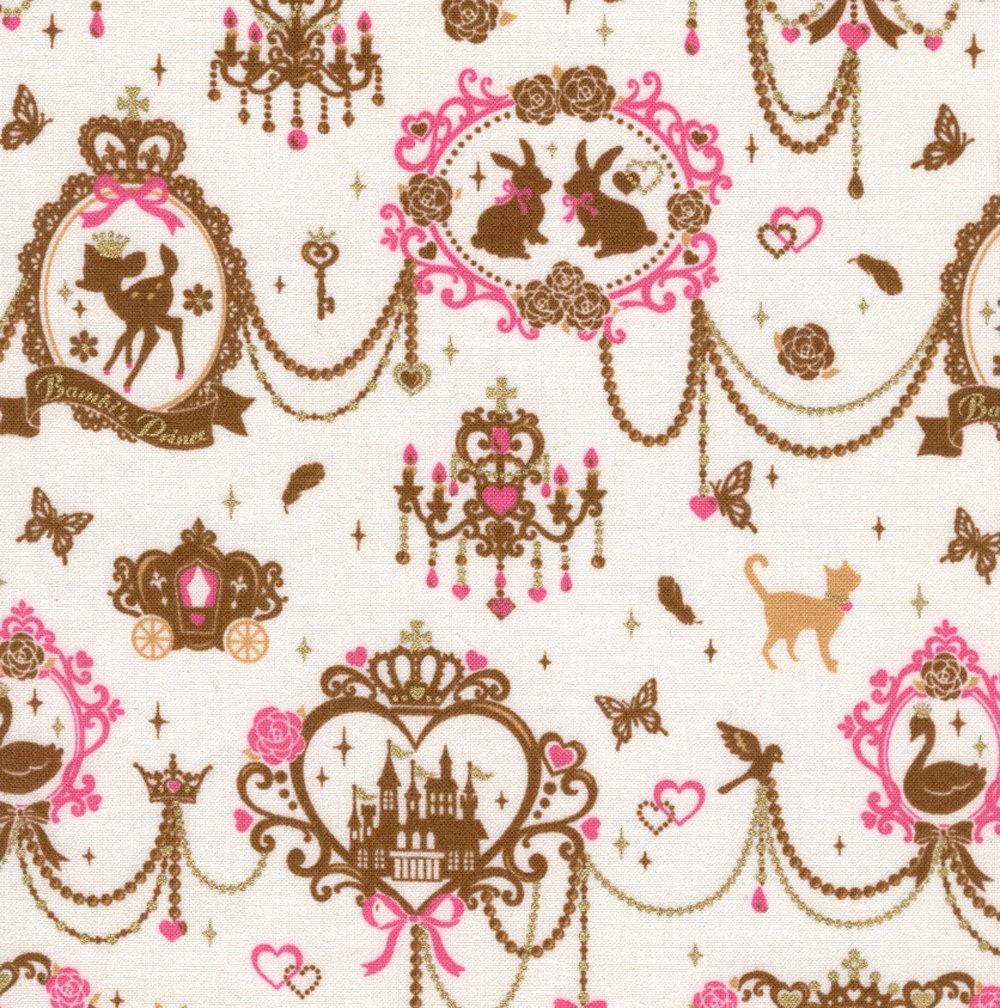 Fairyland Series in White - Japanese Fabric FQ