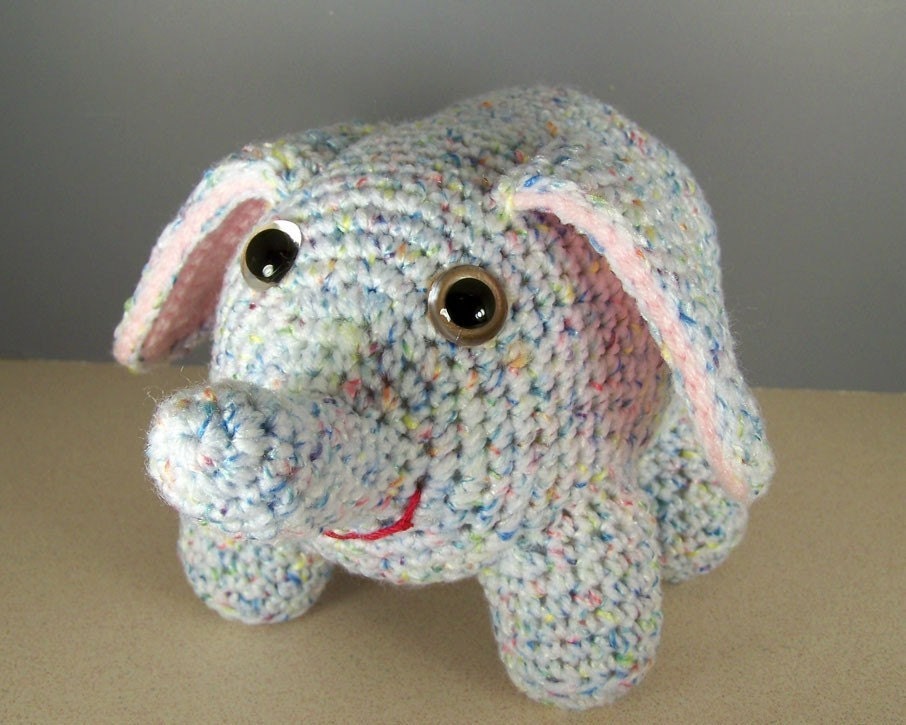 Crochet amigurumi elephant - Elmira Elephant