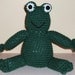 Crochet amigurumi frog  -  Franklin Frog
