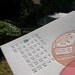 2012 Ilee letterpress and silkscreen calendar