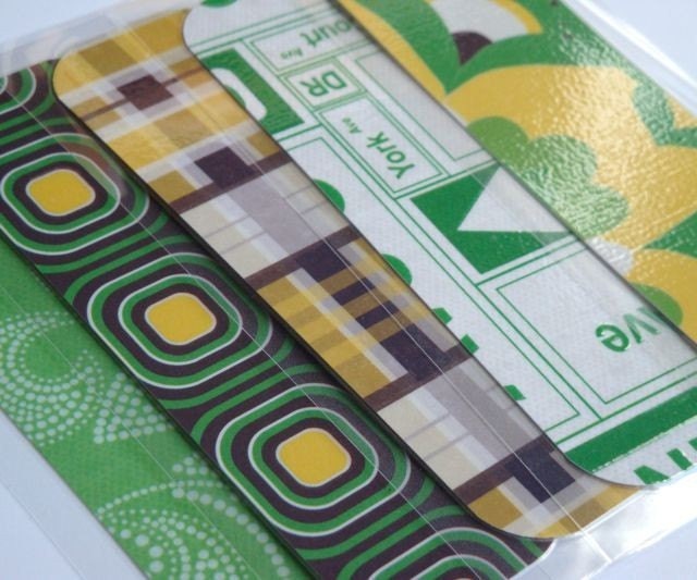 The Lime and Yellow Mini Bookmarks