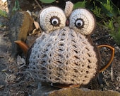 Crochet Owl Tea Cosy - made to order