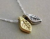 Tiny Leaves Necklace