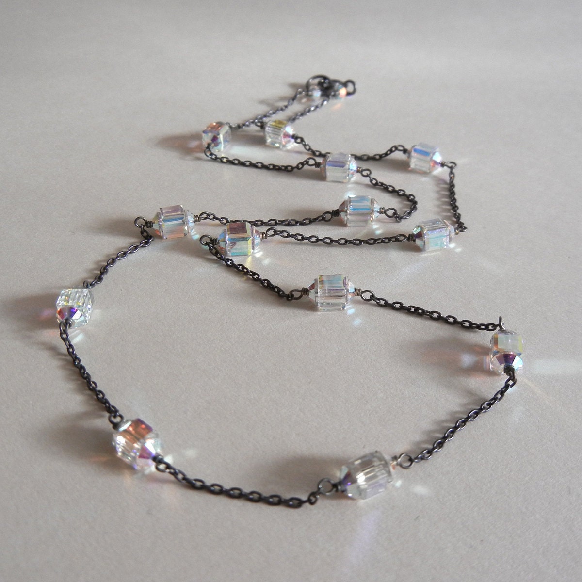 SALE - Swarovski Crystal Inazuma Necklace