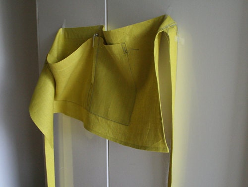reserved CAFE LINEN APRON by pamelatang