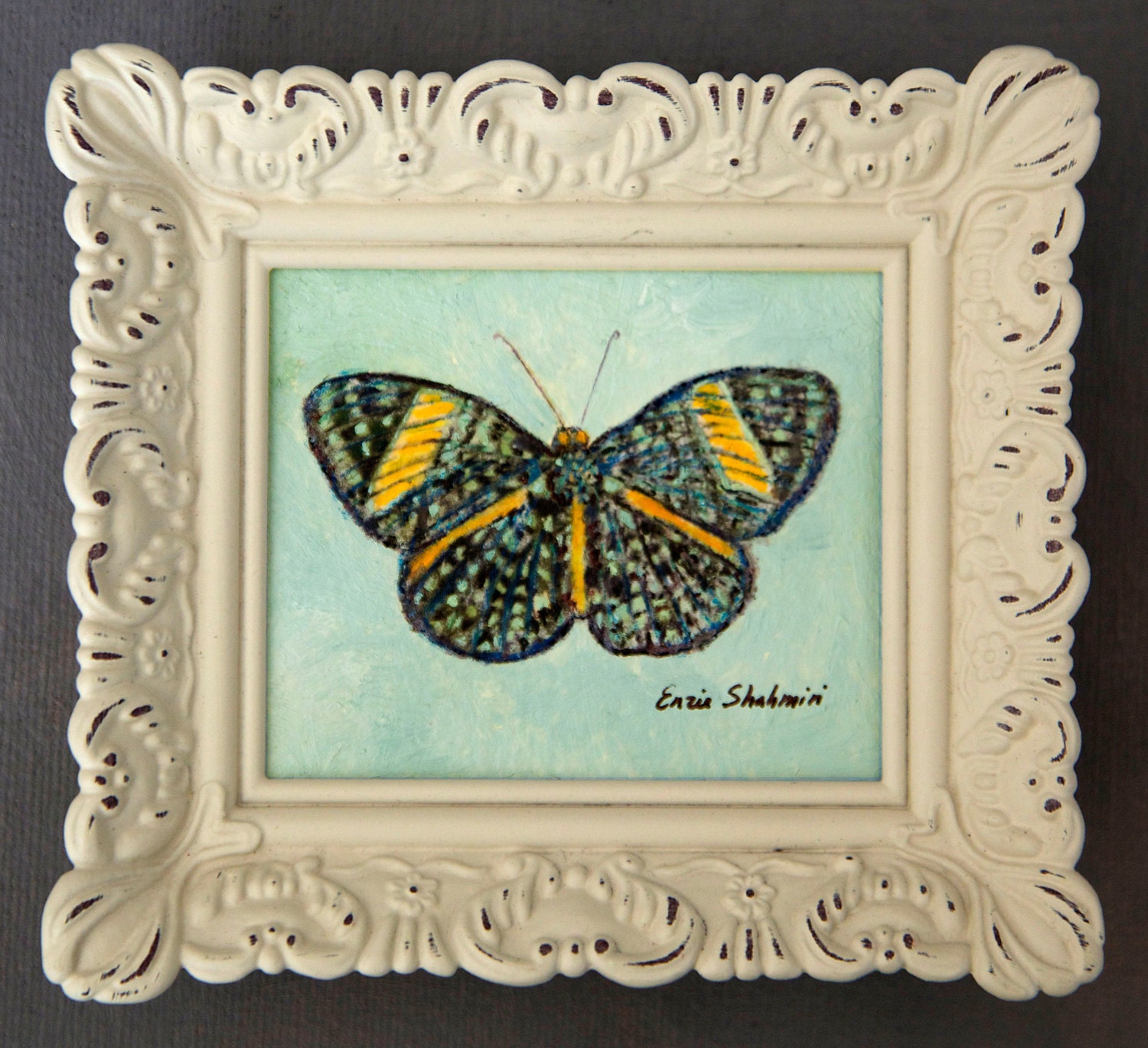 Oil Painting Butterfly Original Art