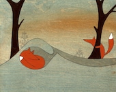 Searching For Mr. Fox - Signed Art Print