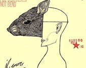 RAT MASK print