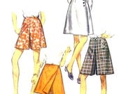 70s High Waisted Shorts vintage pattern 40-31-42 XL sale  No Instruction Sheet