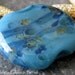 AGB boro glass lampwork focal tab bead, The Magician...