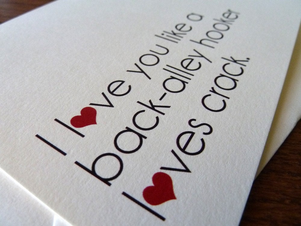 Back-Alley Hooker Greeting Card