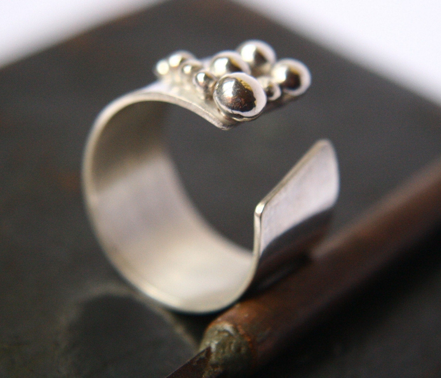 Pebbles - Sterling Silver Ring