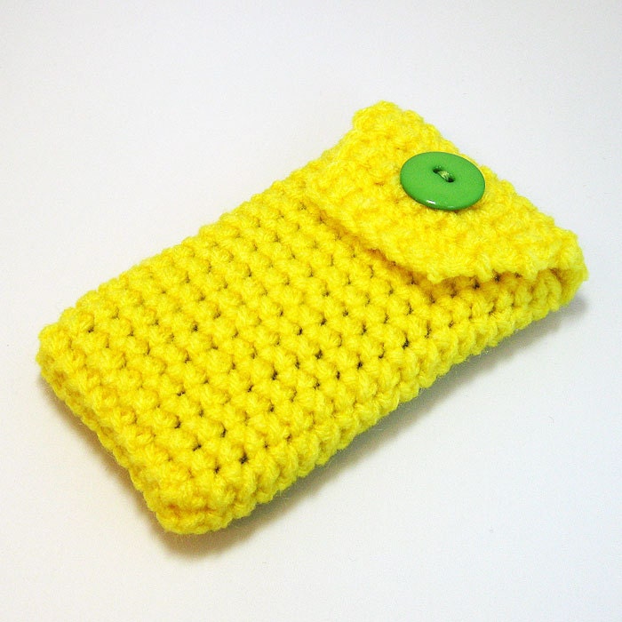 iPhone, iPod Touch, or Cell Phone Case - Bright Yellow