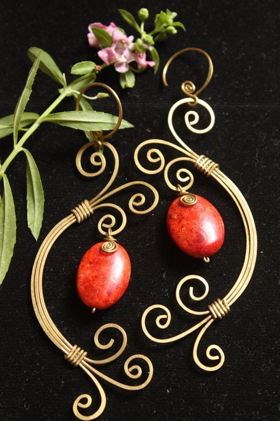 Hanging in the Cloud - Red Coral