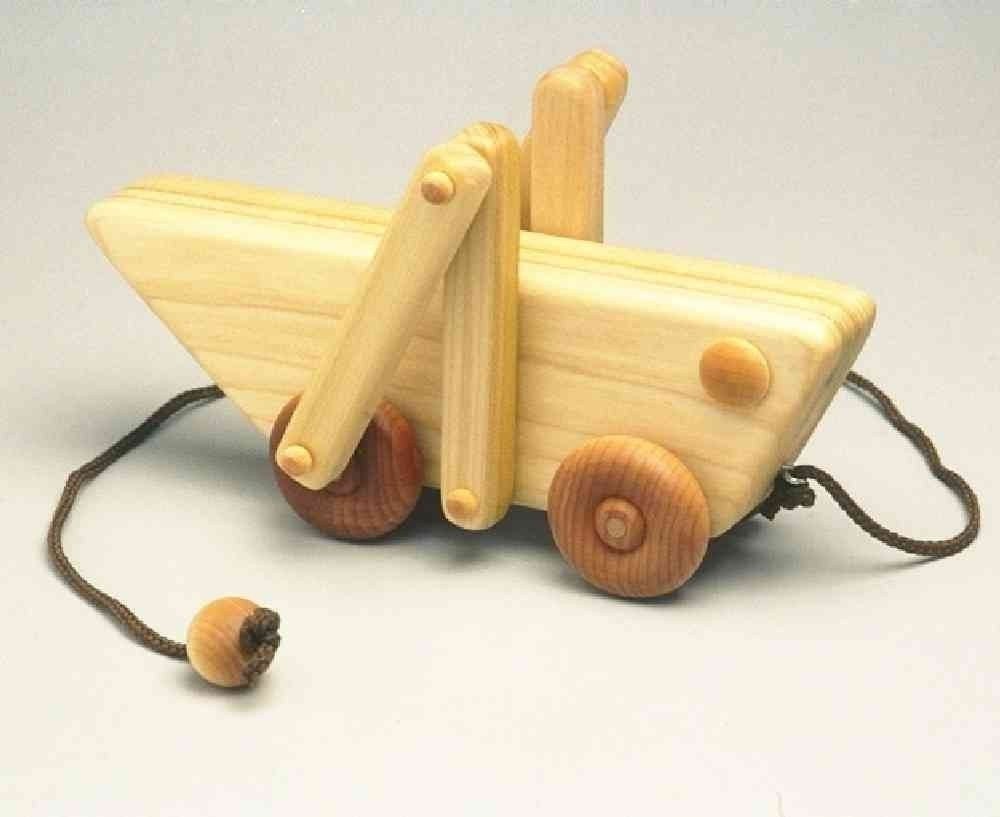 Wooden Handcrafted Grasshopper Pull Toy