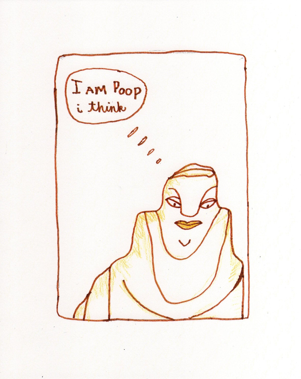 I am POOP - print