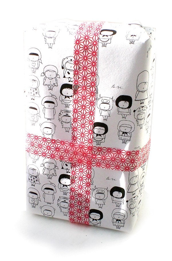 SALE Two wrapping tissue paper set