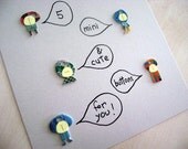 5 cute and mini buttons