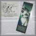 Graceful tabby kitten - bookmark featuring art by Tanya Bond